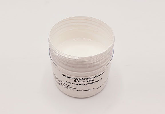 Biely tekutý pigment